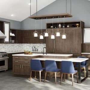 Image from Woodland Cabinetry Artizen brand Fusion TSS Silverstand cabinetry
